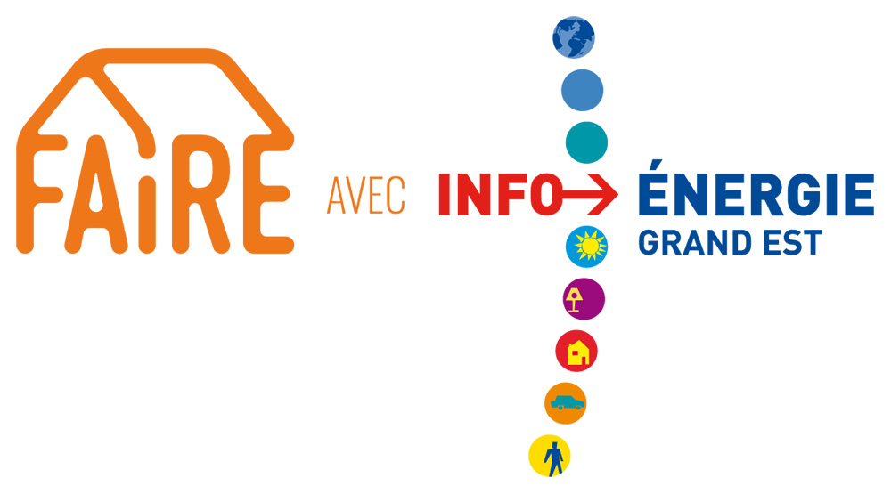 Le logo FAIRE Info Énergie du Grand Est