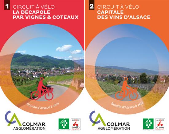 Carte Z à vélo - circuit 1 et 2